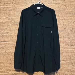 Black Columbia Button-Up
